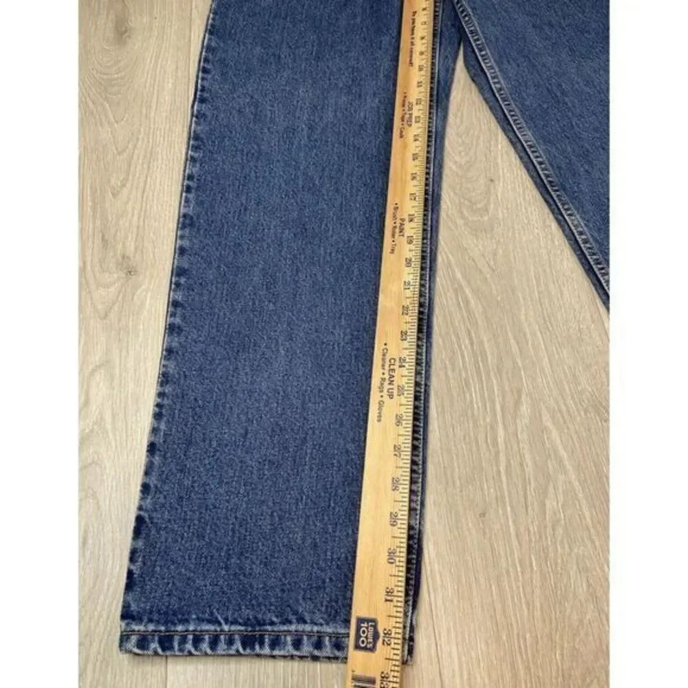 Vintage Levis Jeans Men 36x32 550 Blue Dark Y2K Black Bat Wing 100% Cotton Denim